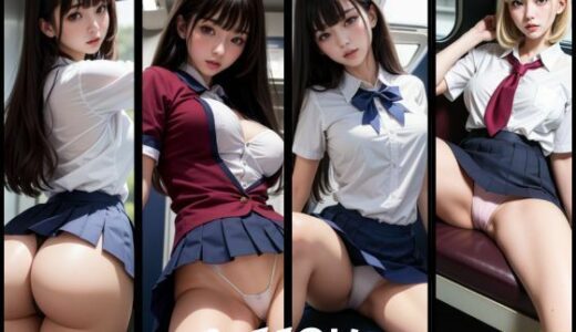 【2025-11-10発売】電車にいるセクシー制服美女 4K高画質 （全119枚）【d_691926】【168AI】