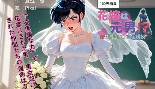 【2025-11-05発売】100円画集  花嫁は元男！？愛と勘違いは宇宙規模【d_694799】【真城の秘宝館】