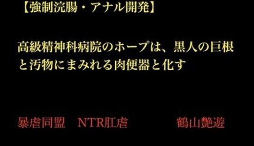 【2025-11-17発売】【強●浣腸・アナル開発】高級精神科病院のホープは、黒人の巨根と汚物にまみれる肉便器と化す【d_702866】【暴虐同盟】