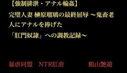 【2025-11-17発売】【強●排泄・アナル輪●】 完璧人妻 榊原瑠璃の最終屈辱 〜鬼畜老人にアナルを捧げた 「肛門奴●」への調教記録〜【d_702938】【暴虐同盟】
