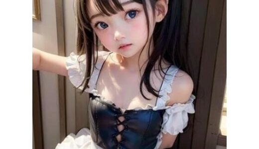 【2025-12-01発売】メイド服美少女とキス（舌出しあり）【d_703314】【Echo Neko】