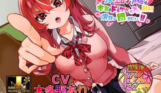 【2025-12-02発売】【シリーズ30作目！】プロのエロゲ声優の本気のドスケベお下品射精演技が聞きたい！ 木多野あり編【ツンデレふたなり妹ちゃんの強烈低音オホ声がエロ過ぎる！】【d_704947】【放課後桜少女】