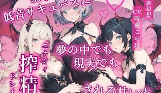 【2025-12-13発売】3人の低音サキュバスに夢の中でも現実でも搾精される甘い夜【d_706745】【甘虐幻想】