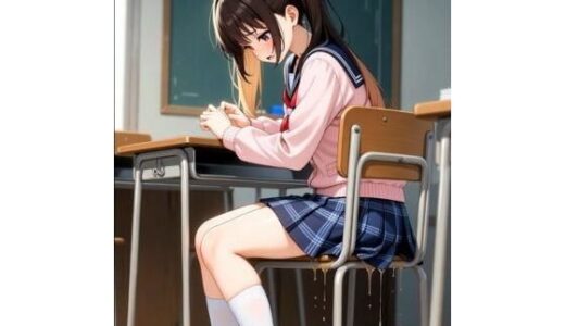 【2025-12-09発売】ピンク色カーディガン  教室  おもらし【d_709327】【スクールおもらし】