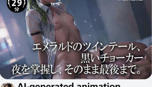 【2025-12-12発売】【29分HD】エメラルドのツインテール、黒いチョーカー――夜を掌握し、そのまま最後まで。【d_710674】【AItuner】