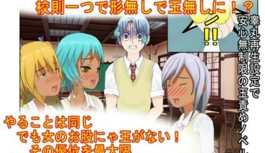 【2025-12-19発売】『男女平等（笑）校則制定！』同じ「股間」なのに、男子にあるのは急所、女子にあるのは余裕。圧倒的股間格差を武器に、イキり男子を制裁する女子たちの話【d_713558】【うさロボ屋】