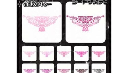 【2025-12-23発売】【淫紋タトゥー透過素材PNG10枚入り】コードシステム【d_715272】【堕ち紋TattooDesign │ ShapeshifterClinic】