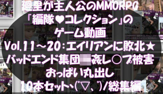 【2025-12-24発売】【▲500】廻里が主人公のMMORPG『編隊コレクション:Re』ゲーム動画（Vol.11-20までの10本セット総集編！:おっぱい丸出しでゾンビの集団によるレ○プ被害に遭ってしまう×10【d_715652】【Libido-Labo】