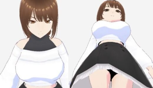 【2025-12-24発売】ツンデレっぽい巨乳のお姉さん（セリフなし  3DCGモデル  イラスト集）【d_715709】【パイアールフロンティア】