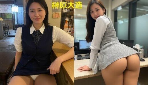 【2026-01-15発売】デカ尻幼馴染銀行員パンチラお尻画像集【d_718794】【榊原大造】