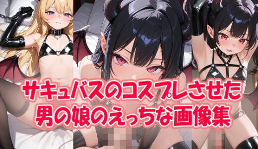 【2026-01-20発売】サキュバスのコスプレさせた男の娘のエッチな画像集【d_722107】【k1r14m4】