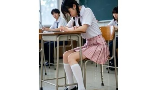 【2026-02-03発売】授業中おもらし（ピンク色スカート）【d_720413】【スクールおもらし】