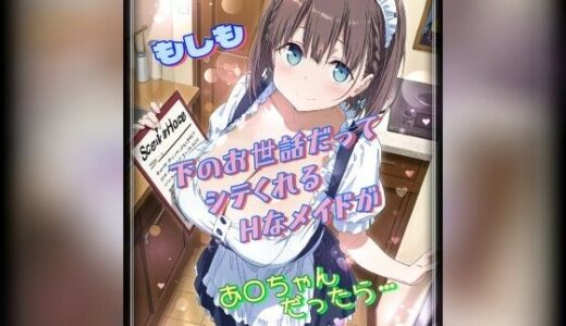 【2026-02-05発売】もしも下のお世話だってシテくれるHなメイドがあ○ちゃんだったら【d_728435】【Ecam】