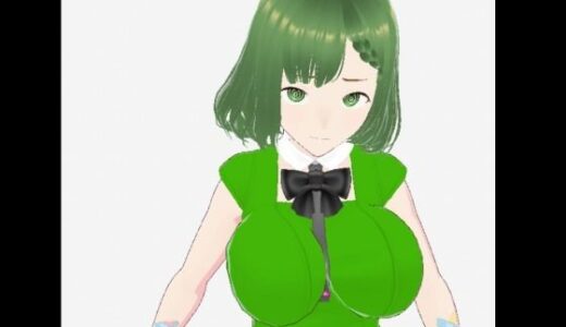 【2026-02-03発売】緑色の髪の毛と洋服を着たお姉さん（セリフなし  3DCGモデル  イラスト集）【d_730083】【パイアールフロンティア】
