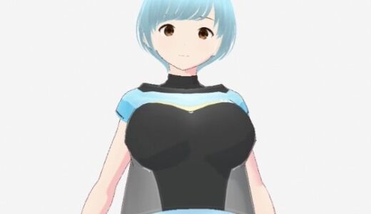 【2026-02-07発売】水色ヘアーのショートカットのお姉さん（セリフなし  3DCGモデル  イラスト集）【d_731534】【アフェアーアモーレ】